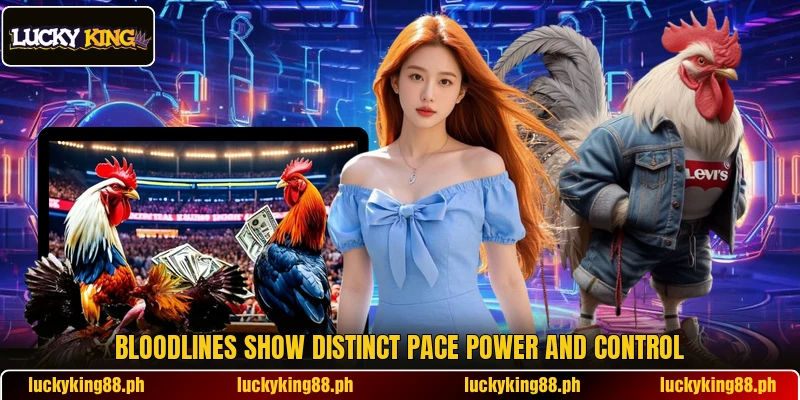 Bloodlines show distinct pace power and control Bloodlines show distinct pace power and control