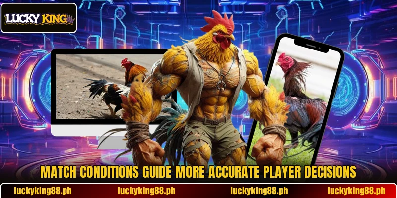 Match conditions guide more accurate player decisions