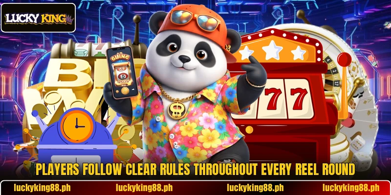 Players follow clear rules throughout every reel round