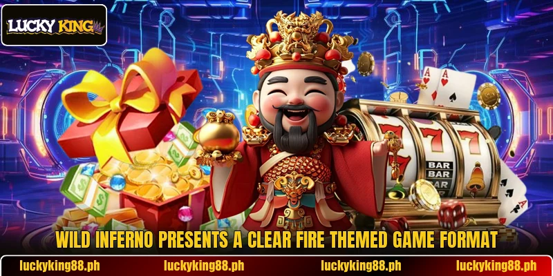 Wild Inferno presents a clear fire themed game format